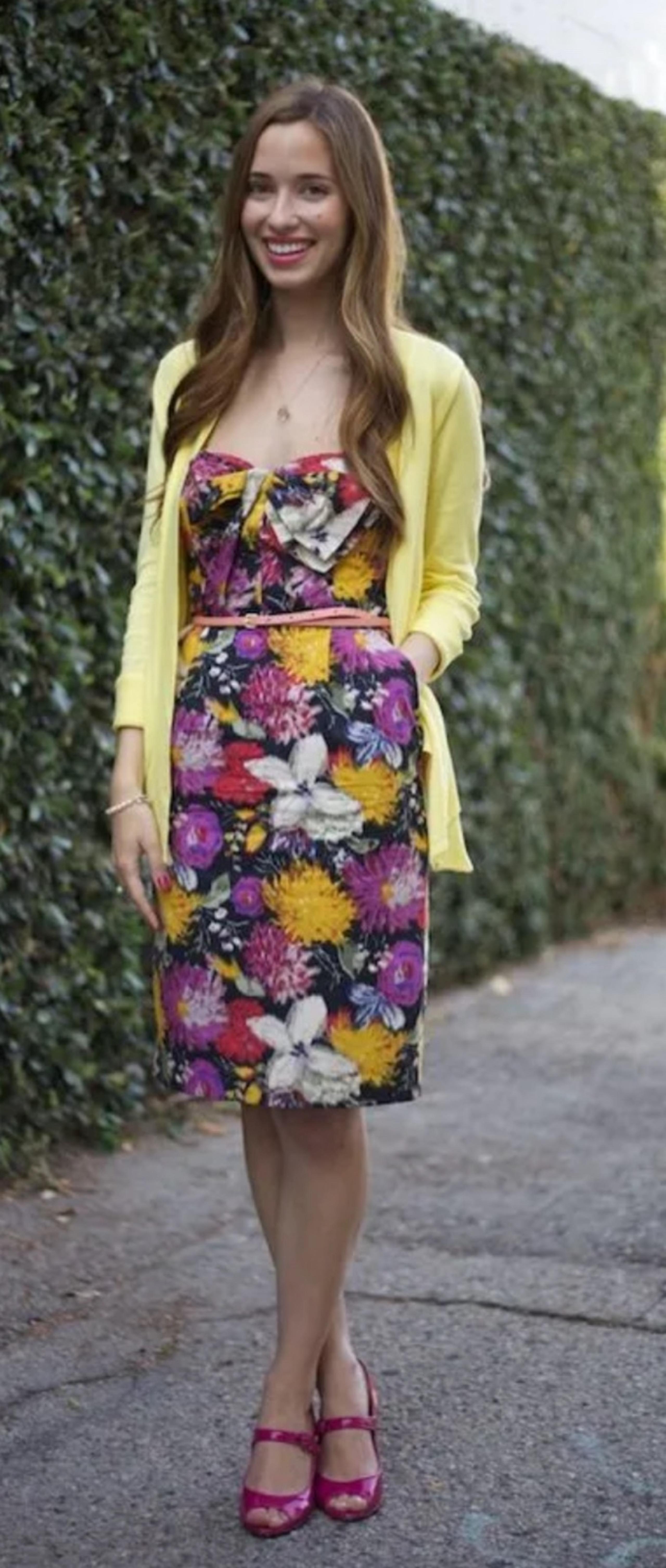 ANTHROPOLOGIE Moulinette Soeurs Strapless Floral Dress SZ 0