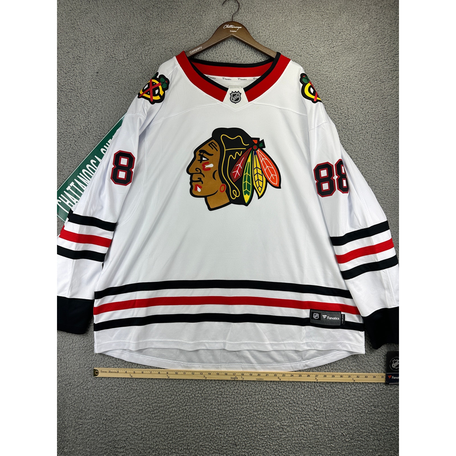 Fanatics Chicago Blackhawks Patrick Kane 88 Men 5XL Red Indian NHL Jersey XXXXXL