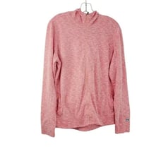 Kuhl Women's Pink Heather Long Sleeve Winter Slim Full Zip Hoodie Size M