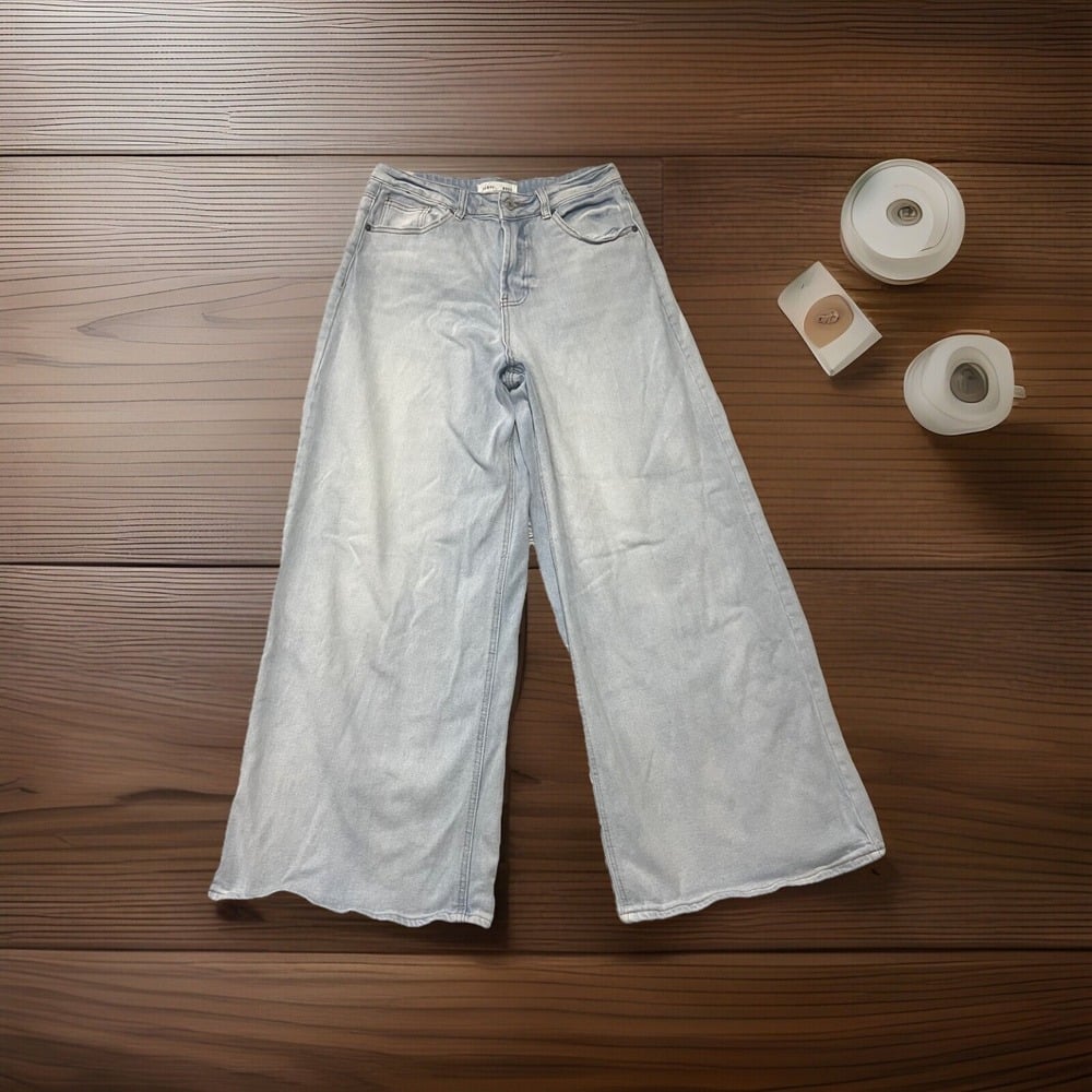 JNCO Style Mega High Rise Y2K Super Baggy Skater Hip Hop Street Wear Size 7