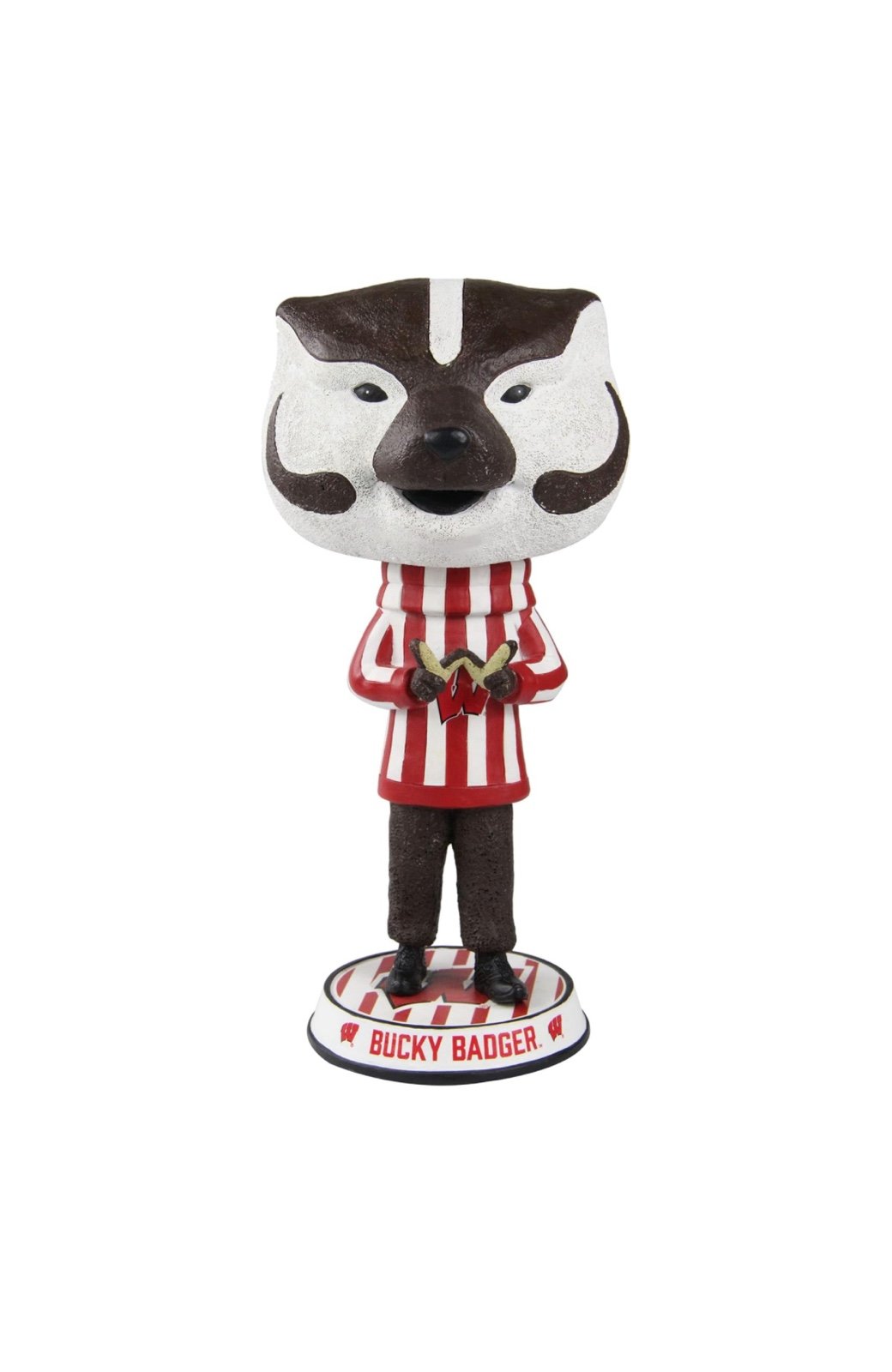 Wisconsin Badgers - Bucky Badger Mascot Bighead Bobblehead - NEW IN BOX