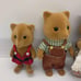 Sylvanian Families Fox Family Complete Set, Early Sylvanian Families.