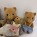 Sylvanian Families Fox Family Complete Set, Early Sylvanian Families.