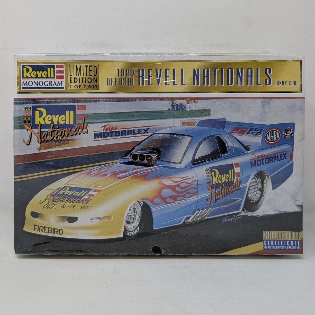 1/24 1997 Official Revell Nationals Funny Car Pontiac Firebird Model Kit 85-4126