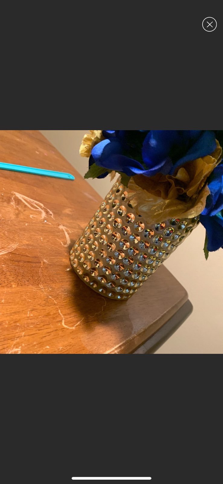 Gold vase