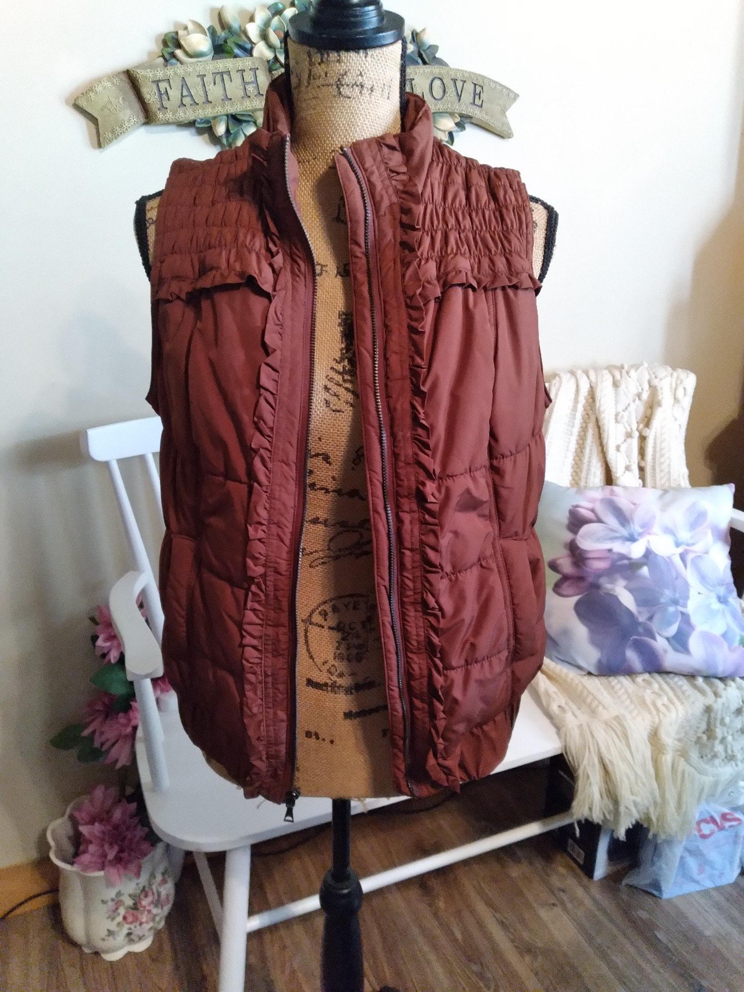 Christopher & banks puffer vest