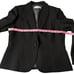 Calvin Klein Womens Black 2PC A-line Pleated Skirt Jacket Blazer Suit Set Sz 12P
