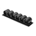 NEW Universal Shotgun 12ga 4 or 6 Shot Shell Black Aluminum Side Saddle BLACK