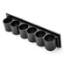NEW Universal Shotgun 12ga 4 or 6 Shot Shell Black Aluminum Side Saddle BLACK
