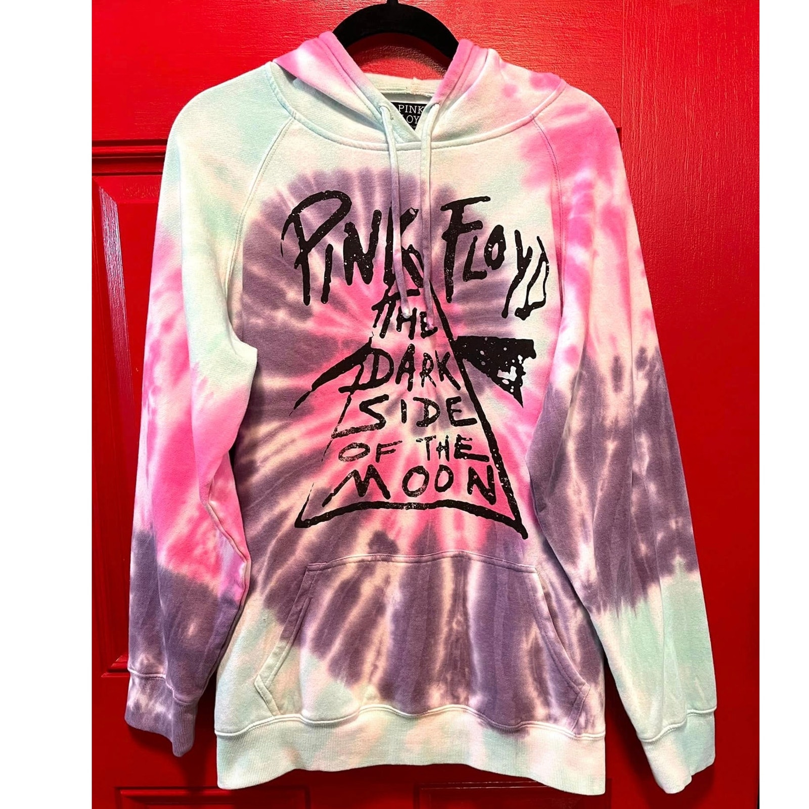 Torrid Pink Floyd Dark Side of the Moon Tie Dye Cozy Fleece Hoodie Sweatshirt 3X