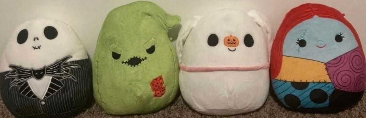 Nightmare Before Christmas Squishmallow Set of 8