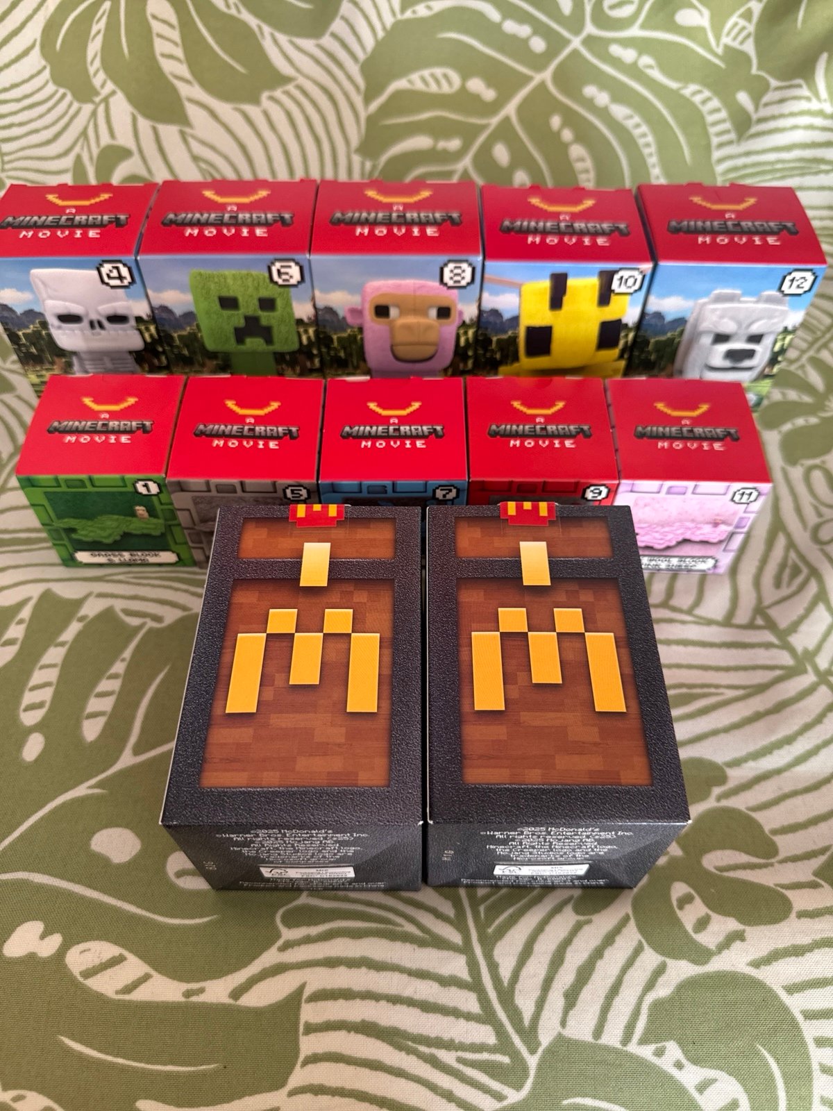 McDonalds Minecraft happy meal toys & adult meal toys