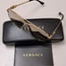 Versace vk2002 Medusa NEW Gold Aviator Petite Ladies /Youth 52/13 Authentic FIRM
