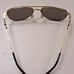 Versace vk2002 Medusa NEW Gold Aviator Petite Ladies /Youth 52/13 Authentic FIRM