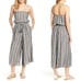 Elan Strapless Cover-Up Culotte Jumpsuit size Medium