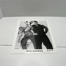 Voice Actor BILL FARMER (Disney's GOOFY) Autograph Signed 8 x 10 Photo