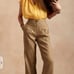 Banana Republic wide leg linen trouser pants size 8 NWT .
