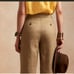 Banana Republic wide leg linen trouser pants size 8 NWT .