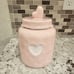 Blush Pink Heart Canister