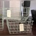 Brightroom Light Blue Wire Baskets - Set of 2