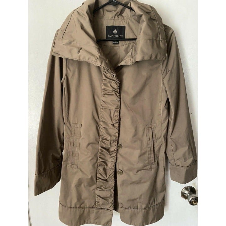 RAINFOREST RAIN JACKET Size XS Beige