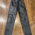 Global Identity G-III Women's Black 1980's Leather Pants Motorcycle Size 7/8