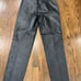 Global Identity G-III Women's Black 1980's Leather Pants Motorcycle Size 7/8