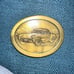 1957 Corvette Brass Belt Buckle by Indiana Metal Craft b1710
