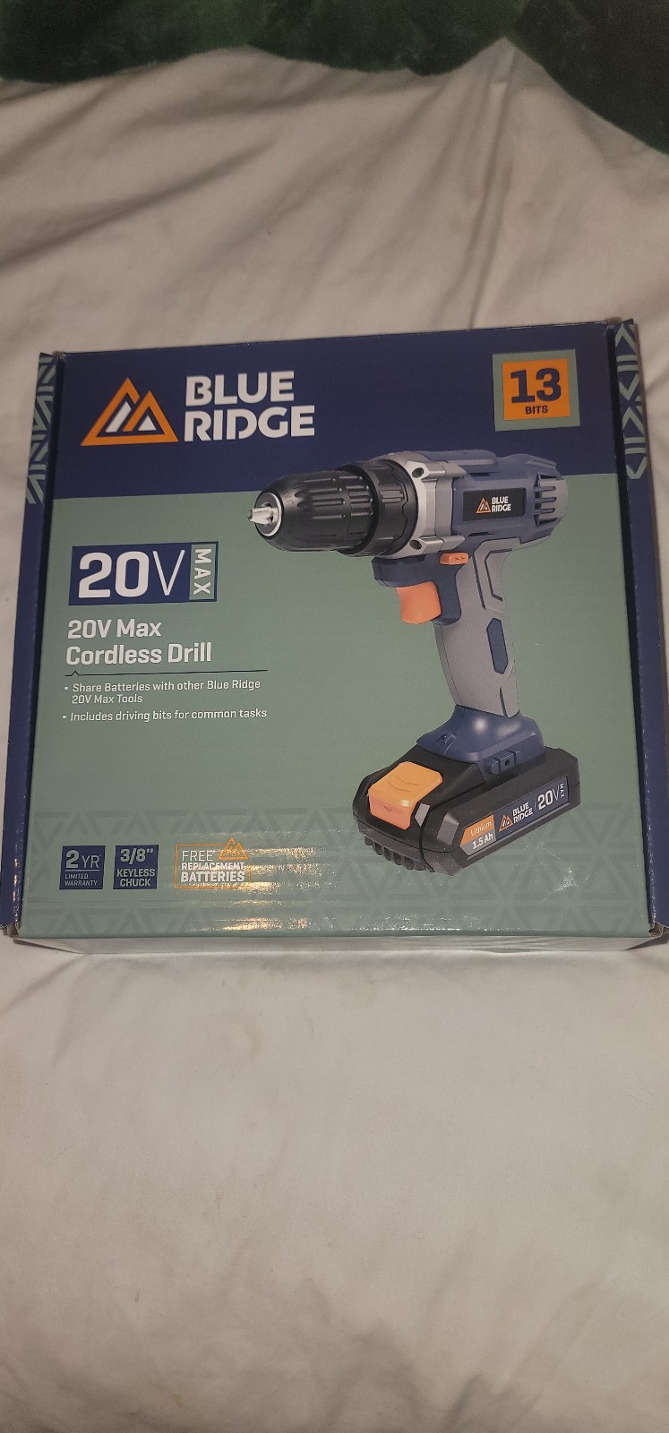 Blue ridge 20v Max cordless drill