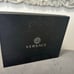 Versace Empty Shoe Box W/dust Bag And Tissue. Black. 12”x11.75”x5.5”