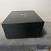 Versace Empty Shoe Box W/dust Bag And Tissue. Black. 12”x11.75”x5.5”