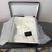 Versace Empty Shoe Box W/dust Bag And Tissue. Black. 12”x11.75”x5.5”