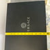 Versace Empty Shoe Box W/dust Bag And Tissue. Black. 12”x11.75”x5.5”