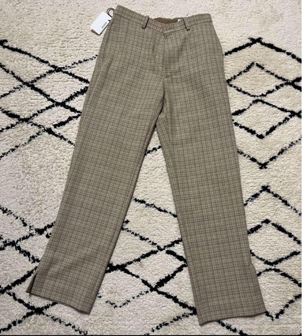 予約販売 AURALEE Auralee 20ss slacks check wool パンツ