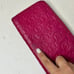 MICHAEL KORS Logo Embossed Pink Leather Zip Around Continental Wallet