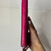 MICHAEL KORS Logo Embossed Pink Leather Zip Around Continental Wallet