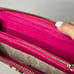 MICHAEL KORS Logo Embossed Pink Leather Zip Around Continental Wallet