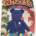 1999 TY BEANIE BABIES PRINCESS DIANA BEAR DIE-CUT FOIL CARD SUPER RARE