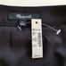 NWT Madewell Two Slit Silk Minimalist Sleek Lined Maxi Skirt in True Black 10