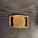 CONFEDERATE BRASS CRUDE HORSE HARNESS BUCKLE COVER CIVIL WAR BED ROLL