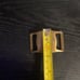 CONFEDERATE BRASS CRUDE HORSE HARNESS BUCKLE COVER CIVIL WAR BED ROLL