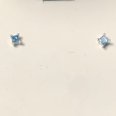 Blue Diamond Earring