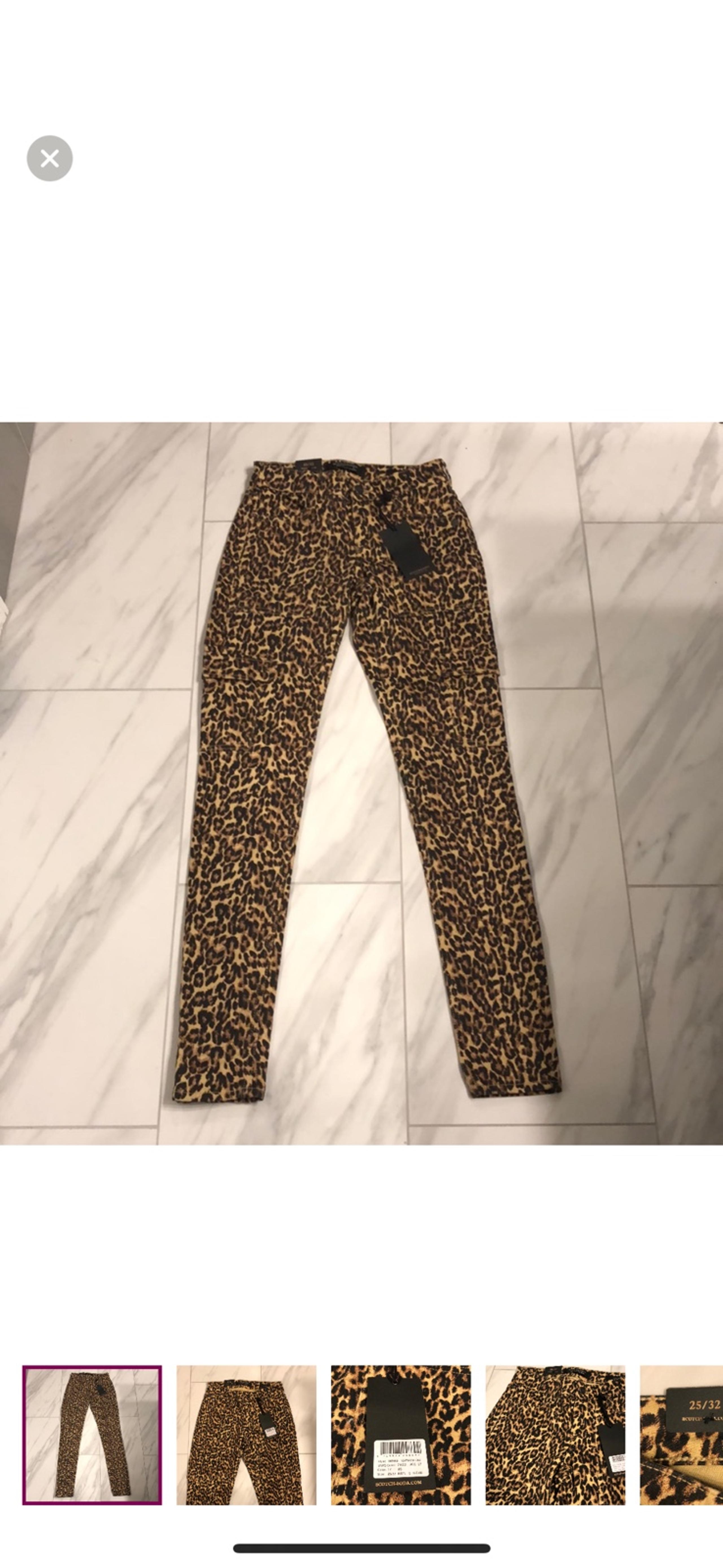 Women’s Scotch & Soda Cheetah Cargo Jeans