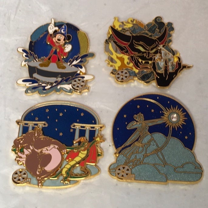 Disney Pins Classic Collection Fantasia Set