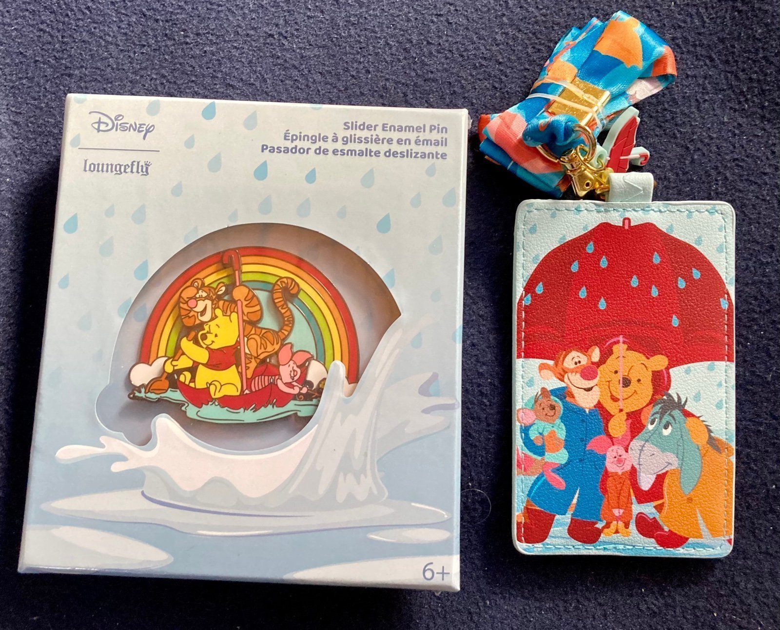 *Loungefly Disney’s Winnie the Pooh Rainy Day Lanyard & Enamel Pin