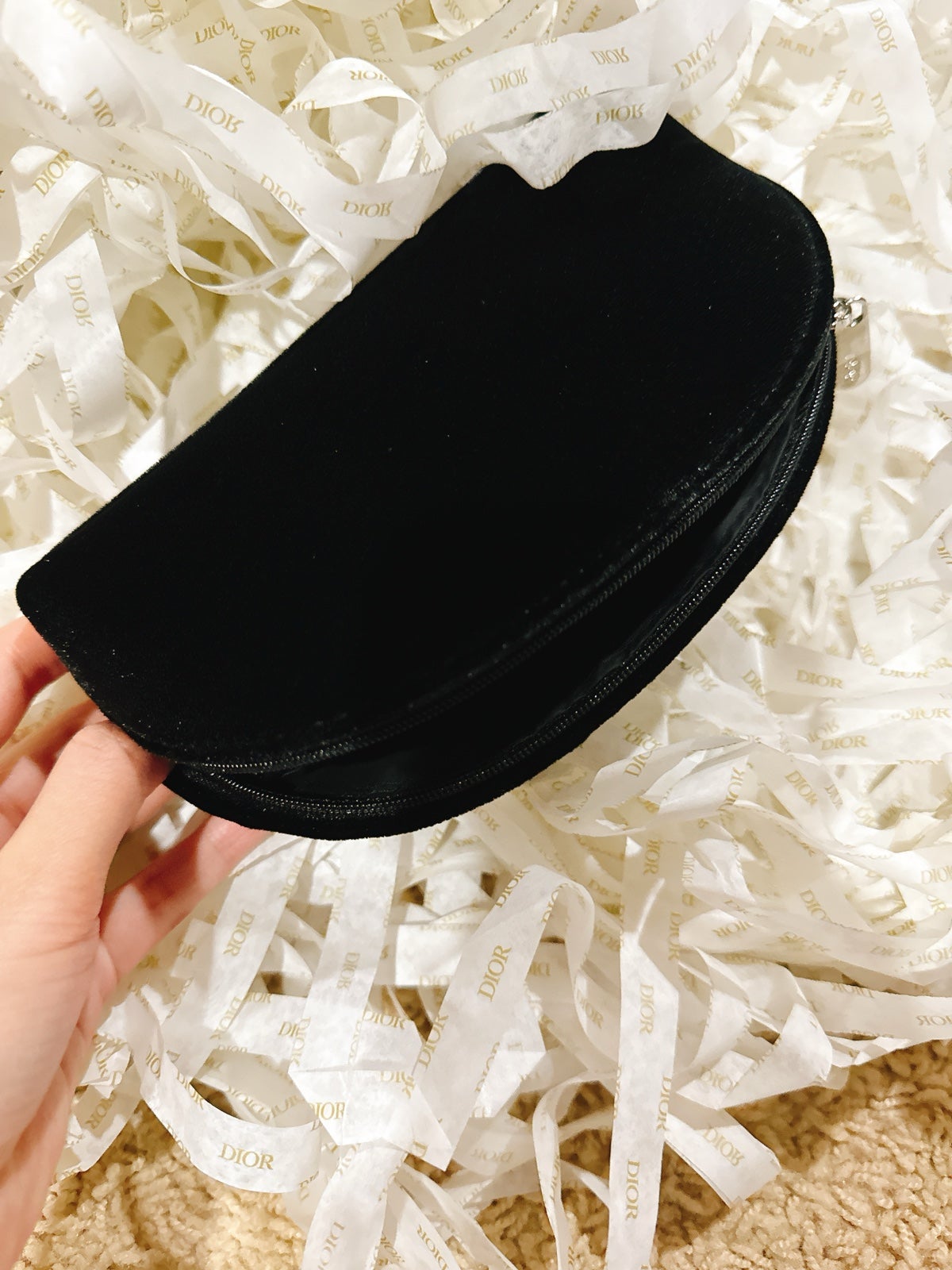 Dior makeup pouch
