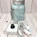 New In Box!! Scentsy Chasing Fireflies Full Size Aqua Blue Wax Warmer Retired