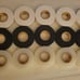 Lot of 15 Rolls Howie’s Hockey Tape 5 White 5 Black 5 Clear Brand New
