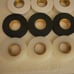 Lot of 15 Rolls Howie’s Hockey Tape 5 White 5 Black 5 Clear Brand New