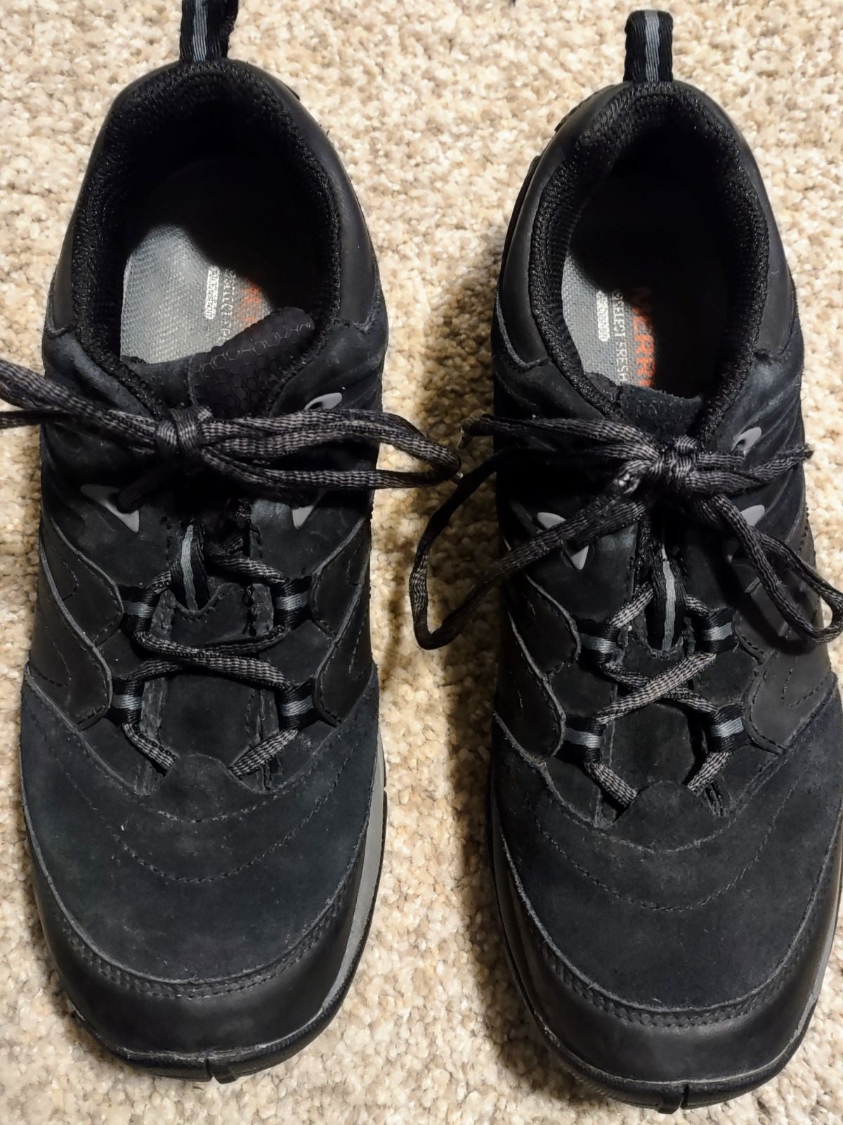 Merrell Women's Azura Jaunt Black Select Grip Low Hiking Shoes Size 8.5 J21248